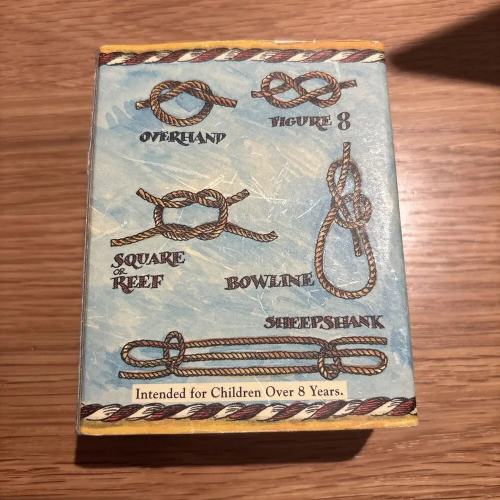 The Illustrated Box O' Knots Learn How! 14 Knots & Plenty Of Rope